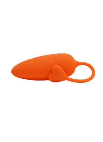 CARROT, Un Œuf vibrant avec télécommande, couleur et forme "Carotte" en silicone médical - BQ134ORA